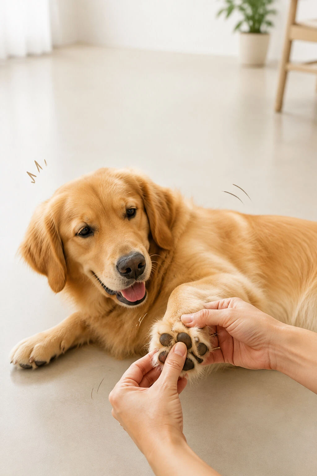 犬の足先を毎日10秒見る習慣｜肉球・爪・指の間のチェック
